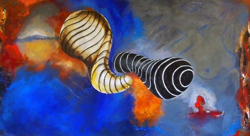 Two Movements 100x 200 cm